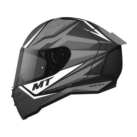 Casco MT Revenge 2 Kley B0 negro brillo V-14