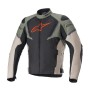 Chaqueta Alpinestars T-Jaws V3 verde Waterproof 32010201607