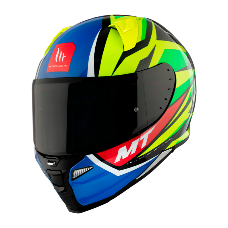 Casco MT Revenge 2 Kley A3 amarillo fluor  V-14