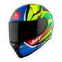 Casco MT Revenge 2 Kley A3 amarillo fluor  V-14