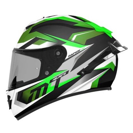 Casco MT Rapide pro fugaz A6 verde fluor V-14