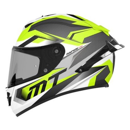 Casco MT Rapide pro fugaz D3 amarillo fluor V 14