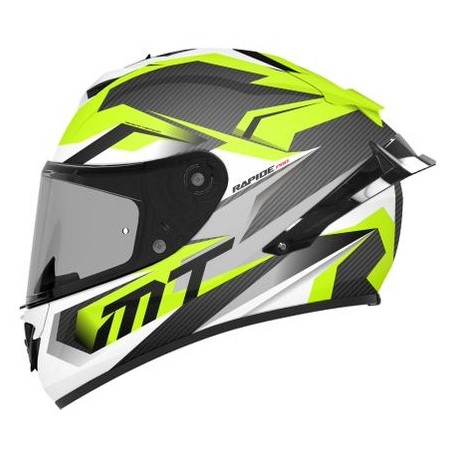 Casco MT Rapide pro fugaz D3 amarillo fluor V-14