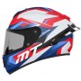 Casco MT Rapide pro fugaz I5 rojo blanco V-14