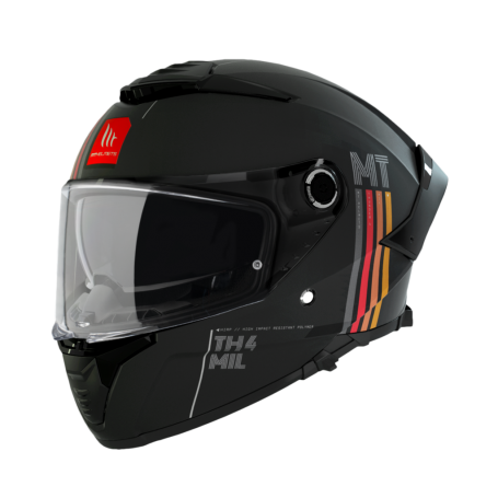 Casco Mt helmets thunder 4 sv mil A11 negro mate V-28