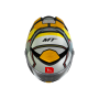 Casco Mt helmets thunder 4 sv Pental B3 amarillo mate V-28