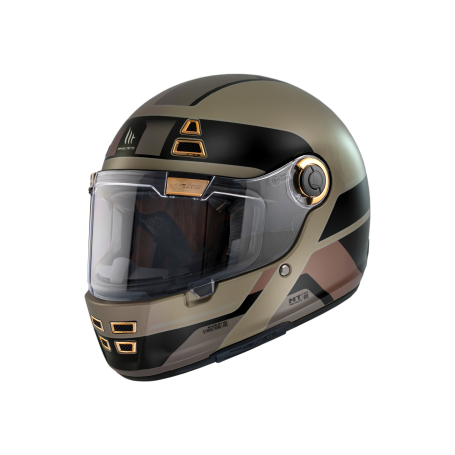 Casco MT Jarama 68th c9 marrón mate v-32