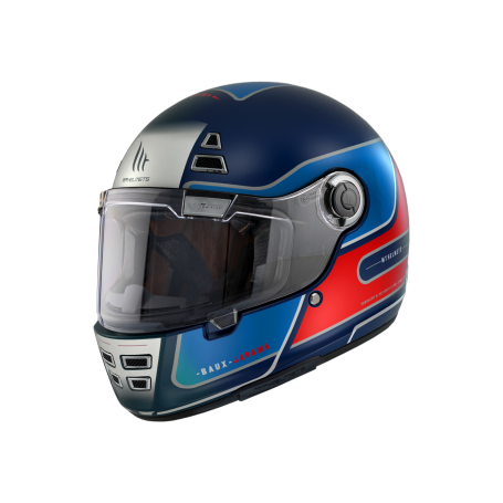 Casco MT Jarama Baux D7 azul mate v-32