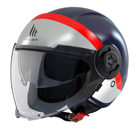 Casco MT Viale 68 Units D7 aAzul mate V-26