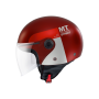 Casco MT Street Inboard c5 rojo mate V-15