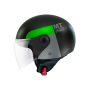 Casco MT Street Inboard d6 verde fluor mate V-15