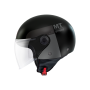 Casco MT Street Inboard d2 negro mate V-15