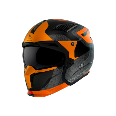 Casco MT Streetfighter SV Totem B4. Naranja mate. 1327995143