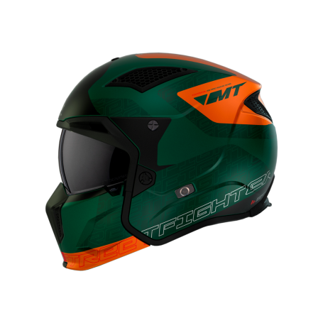 Casco MT Streetfighter SV Totem C6. Verde mate. 13279951263