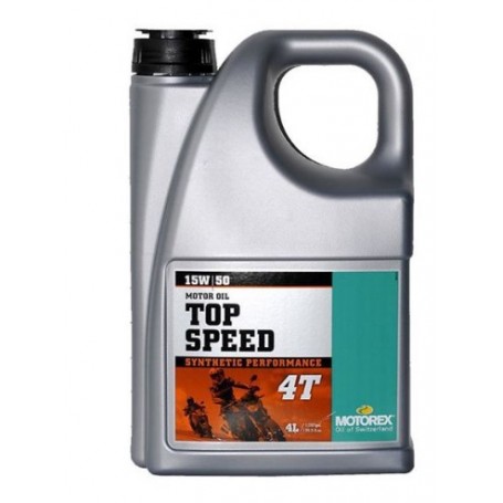 Aceite Motorex Top Speed 15w50 4T 4L MT062I004T