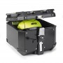 Maleta central Givi Trekker Outback 42L, aluminio negro Monokey OBKE42B