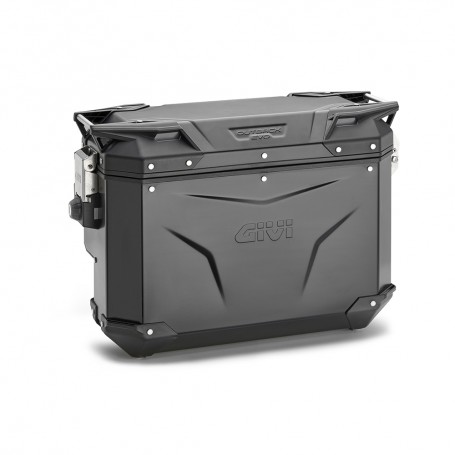 Maleta Lateral Givi Trekker Evo 33L Aluminio Negro OBKES33BR