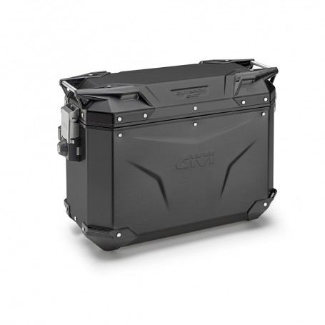 Maleta Lateral Izquierda Givi Trekker Evo 37L Aluminio Negro OBKE37BL