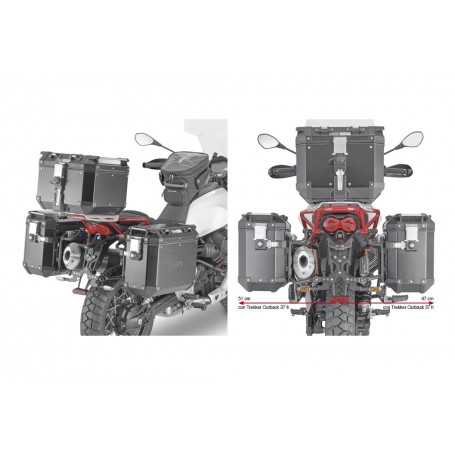 Portamaletas Lateral Givi Moto Guzzi V85 TT ONE -FIT CAMSIDE PLOR8203CAM