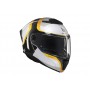 Casco Mt Modular Atom 2 Emalla B3 Blanco / Amarillo v-28