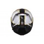 Casco Mt Modular Atom 2 Emalla B3 Blanco / Amarillo v-28
