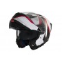 Casco Mt Modular Atom 2 Emalla B0 Blanco / Rojo v-28