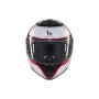 Casco Mt Modular Atom 2 Emalla B0 Blanco / Rojo v-28