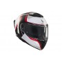 Casco Mt Modular Atom 2 Emalla B0 Blanco / Rojo v-28