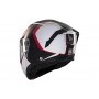 Casco Mt Modular Atom 2 Emalla B0 Blanco / Rojo v-28