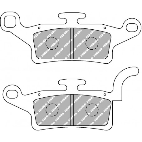 Pastilla freno ferodo moto FDB2264EF