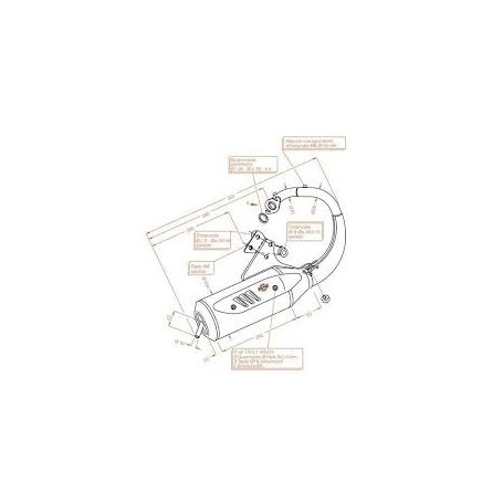 Silencioso Sito Honda Sfx 50 2T 0564
