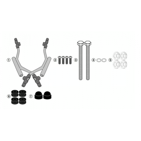 Kit Soporte Cupula Givi 5615A