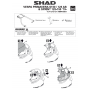 Fijación Shad Vespa Primavera Sprint 50 / 125 V0IPR19ST
