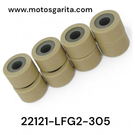 Jgo 6 rodillos Variador 23x18 17.5g Kymco Grand Dink 300 22121-LFG2-305
