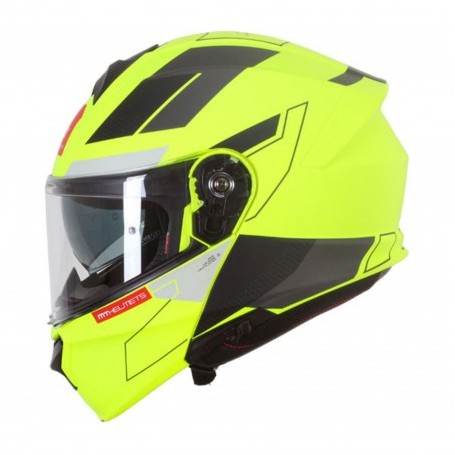 Casco Mt Genesis Sv Talo C3 Amarillo Fluor Brillo