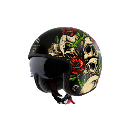 Casco MT Le Mans 2 SV Breakout B9 Nego Brillo 1339B06191