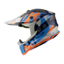 Casco MT Falcon Arya A7 Azul / Naranja 1119941071