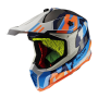 Casco MT Falcon Arya A7 Azul / Naranja 1119941071