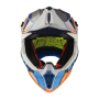 Casco MT Falcon Arya A7 Azul / Naranja 1119941071