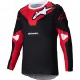 Camiseta Mx Alpinestars Racer Veil Negro / Rojo 37604251303