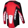 Camiseta Mx Alpinestars Racer Veil Negro / Rojo 37604251303