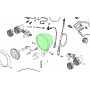 Base Optica Faro Delantero kymco Zing II 33102-KAK-90