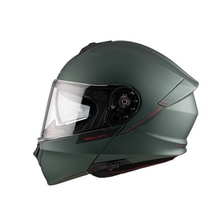 Casco Mt Genesis Sv Solid A1 Verde Mate