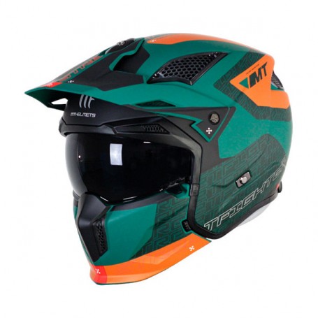 Casco MT Streetfighter Totem C6 Verde Mate13279951263