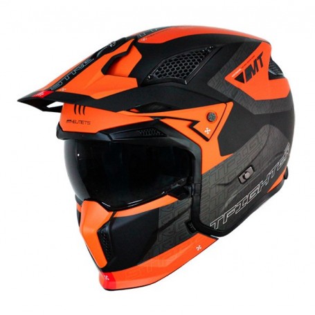 Casco MT Streetfighter Totem C6 Naranja Mate 1327995143