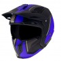 Casco MT Streetfighter Twin C7 Negro Azul Mate 1272613273