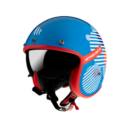 Casco MT Le Mans 2 SV Zero F7 Azul Brillante 1249766571
