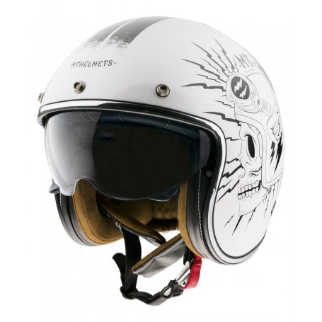 Casco MT Le Mans 2 SV Diler A2 Blanco Brillo 12496551005