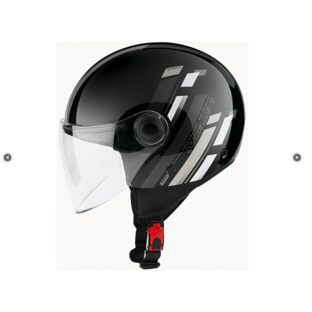 Casco MT Street Scope D2 Negro / Gris brillante V-15