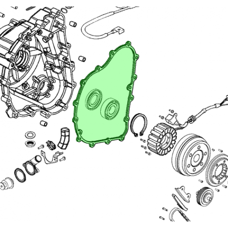 Junta Tapa Carter Derecho Kymco Quad MXU 550 11394-LDB5-E1